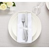 Utopia Kitchen Cloth Napkins [Pack of 12, White] 46 x