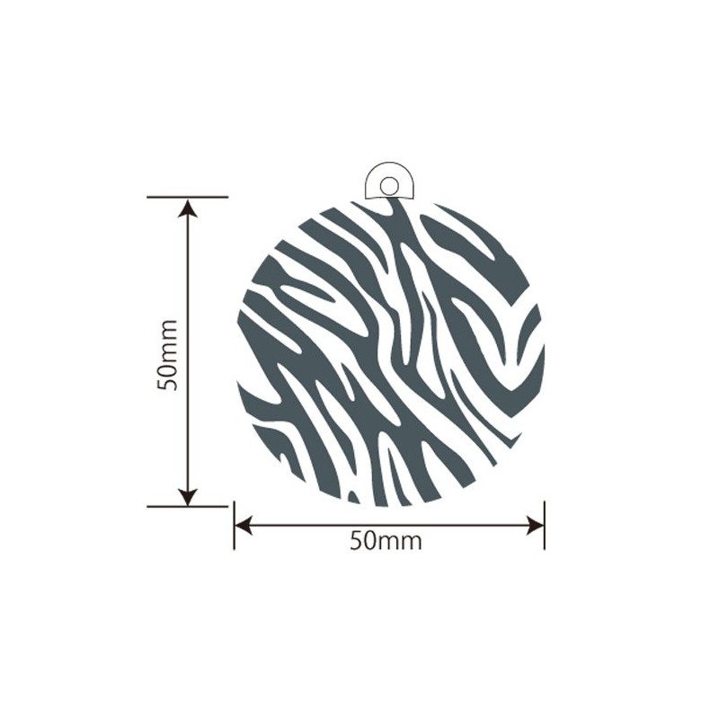 Protect Yourself from Car. High Brightness Reflective Sheet Reflective Keychain