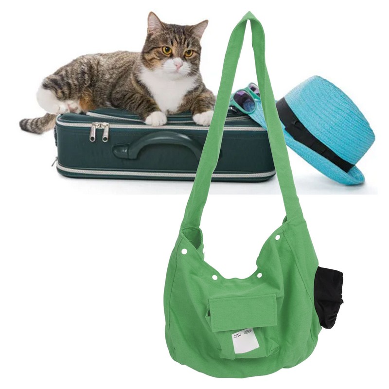 Cat Sling Carrier Breathable Large Capacity Pet Shoulder Messenger Bag