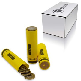 Coin Sleeves 11153 Large Pack Paper Coin Sleeves for 1 Euro Coins in Box Contents: 588 Pieces