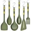 Collfa Heavy Duty Kitchen Silicone Cooking Utensils Set Heat Resistant