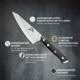ARSj Series Group 1, Black , 11 cm