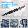 Rocaris 5 Pcs M2 HSS Taper Chucking Reamer Drill Bit,