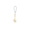 GUESS Pendant GUCPM4GID Phone Strap 4G Glitter Charm, Metal