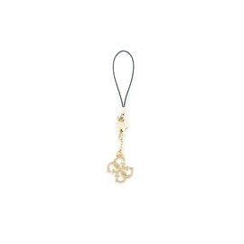 GUESS Pendant GUCPM4GID Phone Strap 4G Glitter Charm, Metal
