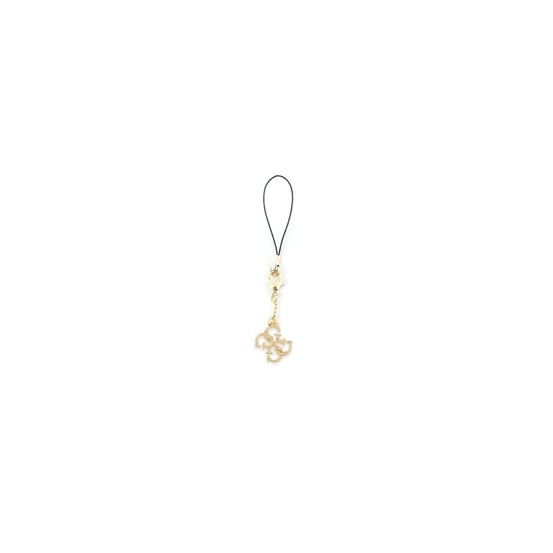 GUESS Pendant GUCPM4GID Phone Strap 4G Glitter Charm, Metal