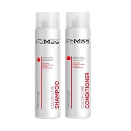 Femmas Color Care Shampoo 300 ml & Conditioner 300 ml Bundle | Care for Coloured Hair | Colour-Retaining Care for Long Luminous Colour