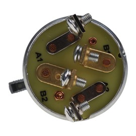 Interruptor giratorio de marcha atrás resistente para motores de lona y cabrestante, 50 A, 12 V CC 52-800P