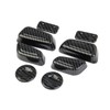 Fewshaw Carbon Fiber Front Seat Adjustment Button Panel Trim Accessories