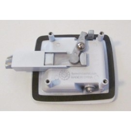 FIC WHITE RV 5" x 4 1/2" Baggage Door Lock 30205 Standard Plunger Length 2 Keys