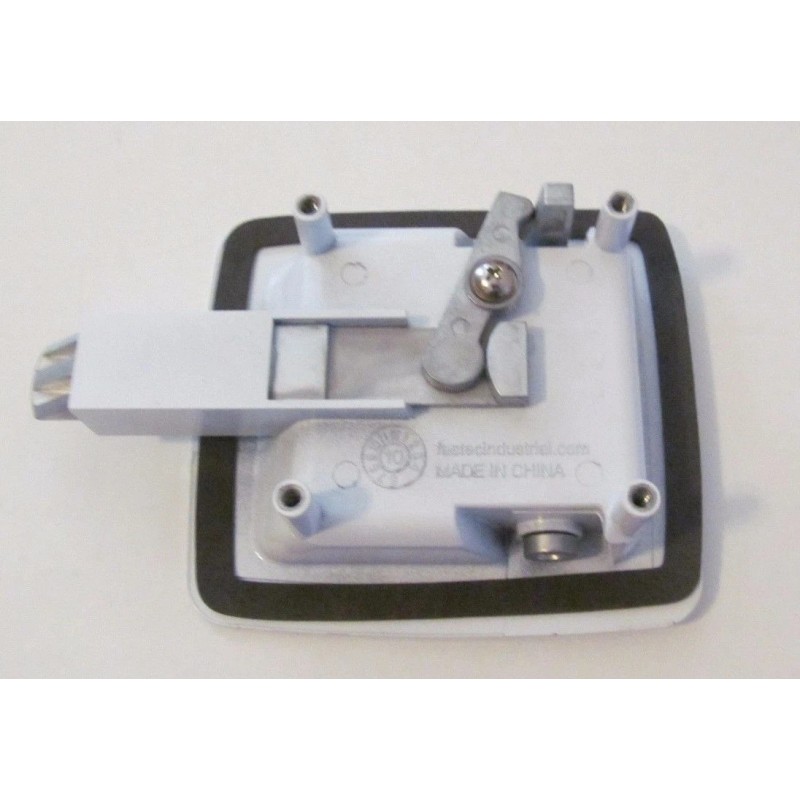 FIC WHITE RV 5" x 4 1/2" Baggage Door Lock