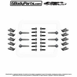 Gbodyparts 81-87 Regal Taillight Lamp Backup Reverse Lens Bezel Housing HARDWARE Screw Kit