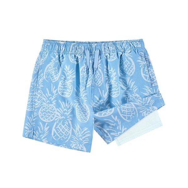 Kanu Surf Boys' Adventure Swim Trunks with Compression Liner Quick