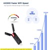 USB WiFi Adapter,High Speed AXE5400 WiFi 6E USB Adapter,USB 3.0