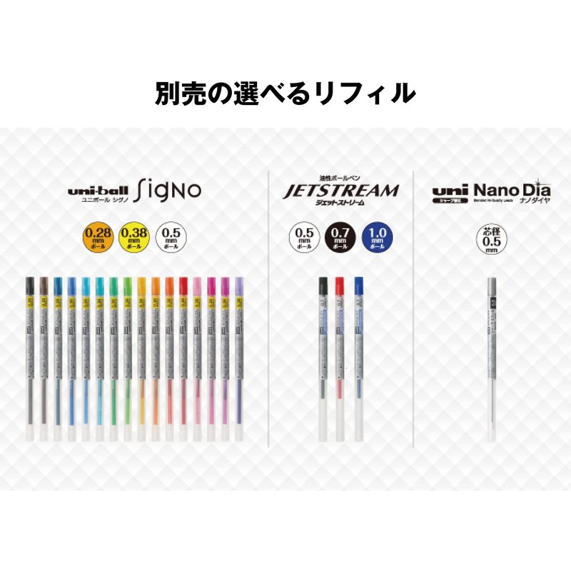 Mitsubishi Pencil Style Fit 5 Color Holder Meister Retractable Navy