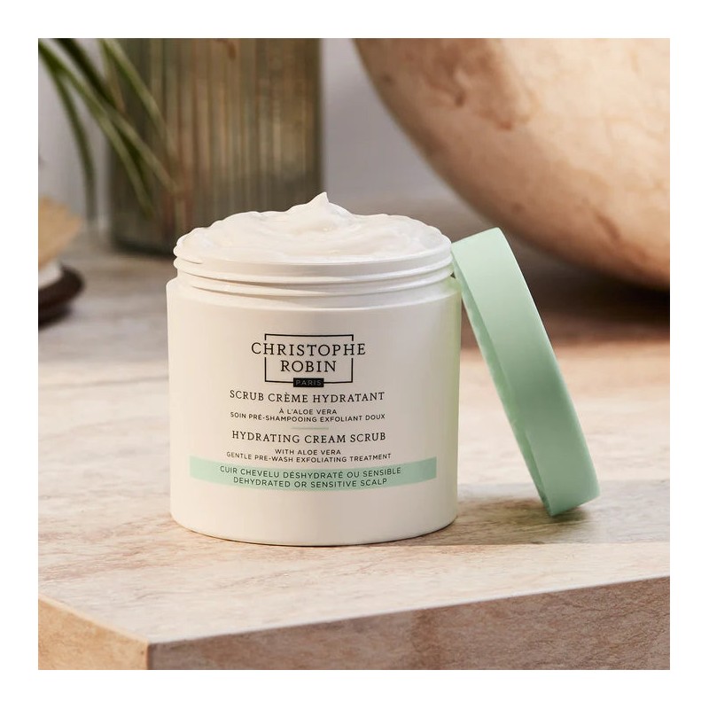 Christophe Robin Hydrating Cream Scrub With Aloe Vera 250ml