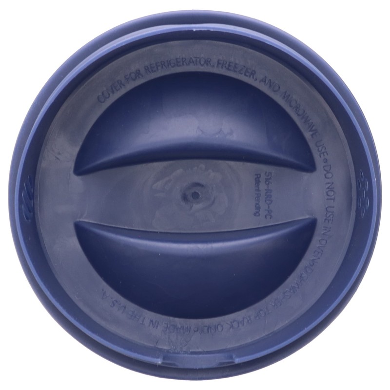 Pyrex 516-RRD-PC 2 Cup Dark Blue Measuring Cup Lid (2-Pack)