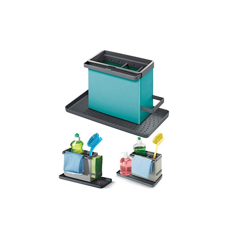 Metaltex Dish Drainer Plastic Turquoise 24 x 12.5 x 14