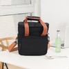 Lunch Bag 2 Deck Messenger Large Capacity Waterproof Leakage Proof
