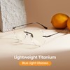 Cyxus 100% Titanium Blue Light Filter Glasses Men Women with