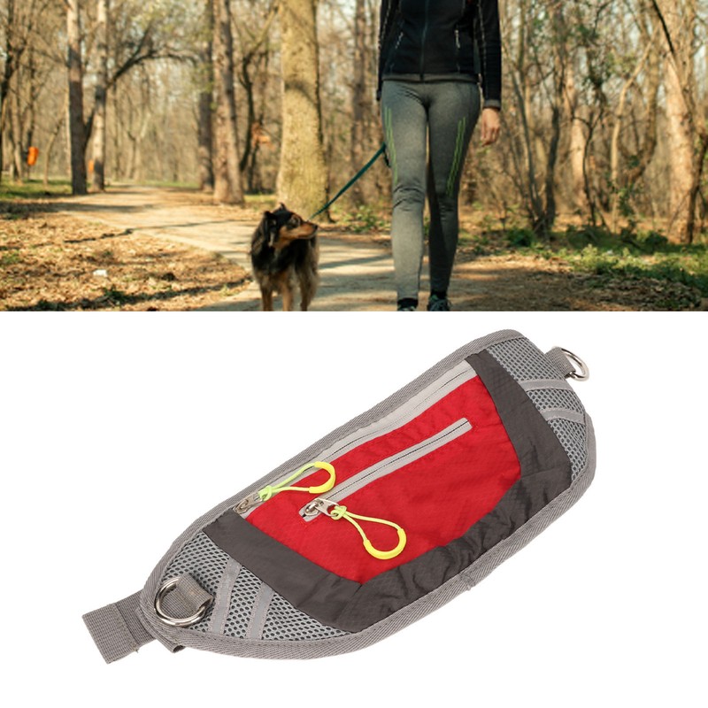 Dog Treat Training Pouch Nylon Multifunction Reflective Strip Pet Treat