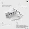 LORESJOY Shower Handles for Elderly Suction, Grab Bars for Bathtubs
