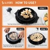 ELIVARA Chicken Shredder Tool - Large Twist Design with Brush