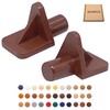 SKIR'CO (Pack of 50) Shelf Support Brackets 5mm Plastic Shelf