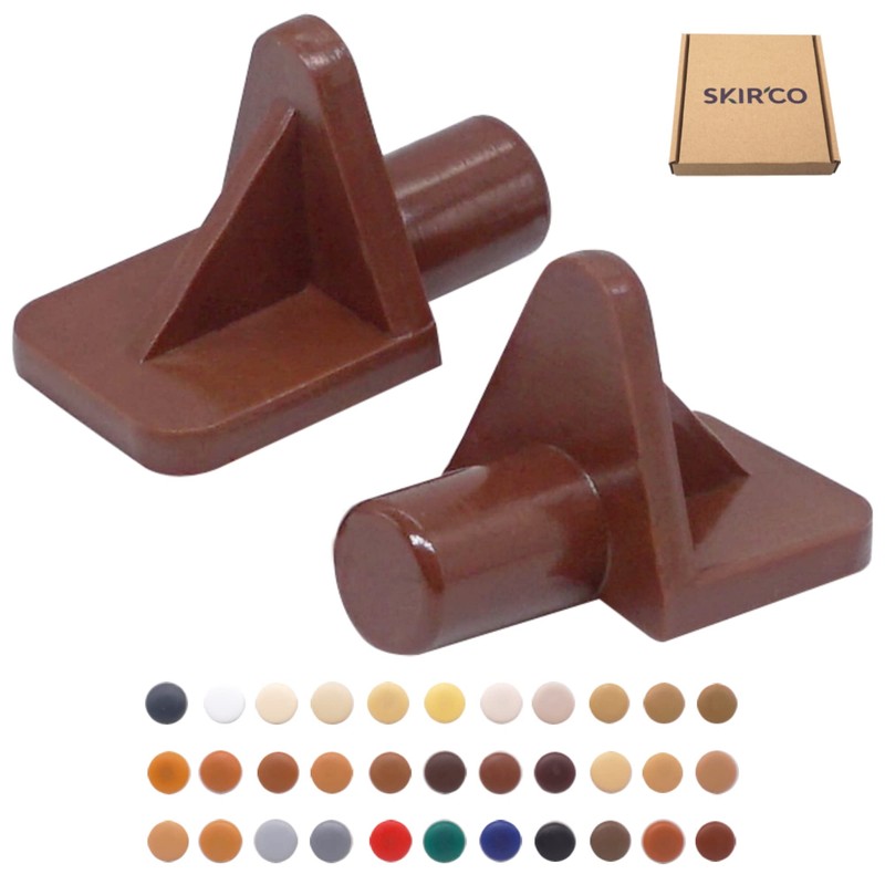 SKIR'CO (Pack of 50) Shelf Support Brackets 5mm Plastic Shelf