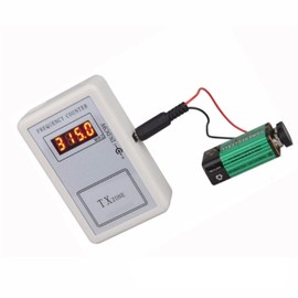 1 x Frequency Counter + Power Cable, Handheld Frequency Detector Tester Counter for Auto Car Key Remote Control Checker RF