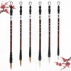 SHE SAID OKURRR 6Pcs Chinese Calligraphy Brushes Sumi Brushes Watercolor