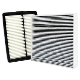 Cyanslen Engine and Cabin Air Filter Set Fits for Sportage Hybrid 2023-2025, Sorento Hybrid 2021-2025, Tucson Hybrid 2022-2025, Sonata Hybrid 2020-25 Santa Fe Hybrid 2021-25, 28113-L5100, 97133-L1000