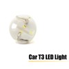 uxcell 15pcs 12V T3 White Plastic Wedge LED Dash Gauge