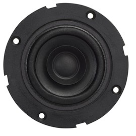 Magnadyne 2.75" Flush Mount Midrange Speaker Set for Car or Home Audio: 80W Peak Power Pair, 6 Ohm, 87 dB Sensitivity - Includes White & Black Grills (Speaker Pair with White and Black Grill Set)