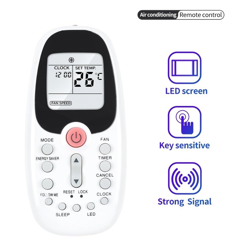 PZL New AC Replacement Remote Control for Arctic King Midea