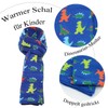 NATUST Hat Scarf Glove Sets for Boys Dinosaur Winter Hat