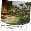 Kisangel Outdoor Shepherd Hook, Garden Hook for Planter, 700mm Stake