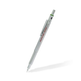 Pacific Arc Chromagraph Metal Mechanical Pencil .7 mm Silver Barrel Mechanical Pencil with Built In Adjustable Pencil Grade, Lead Pencil Holder for Drafting, Sketching, and Drawing