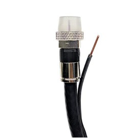 70ft Coax RG-6 Cable w/Ground Messenger 3Ghz 75 Ohm 18AWG UL ETL CM ANTI-CORROSION WEATHER SEAL BRASS Compression Fittings SATELLITE TV & INTERNET CABLE Assembled in USA by PHAT SATELLITE INTL