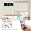 Reloj digital de 13 pulgadas, doble alarma con modo de