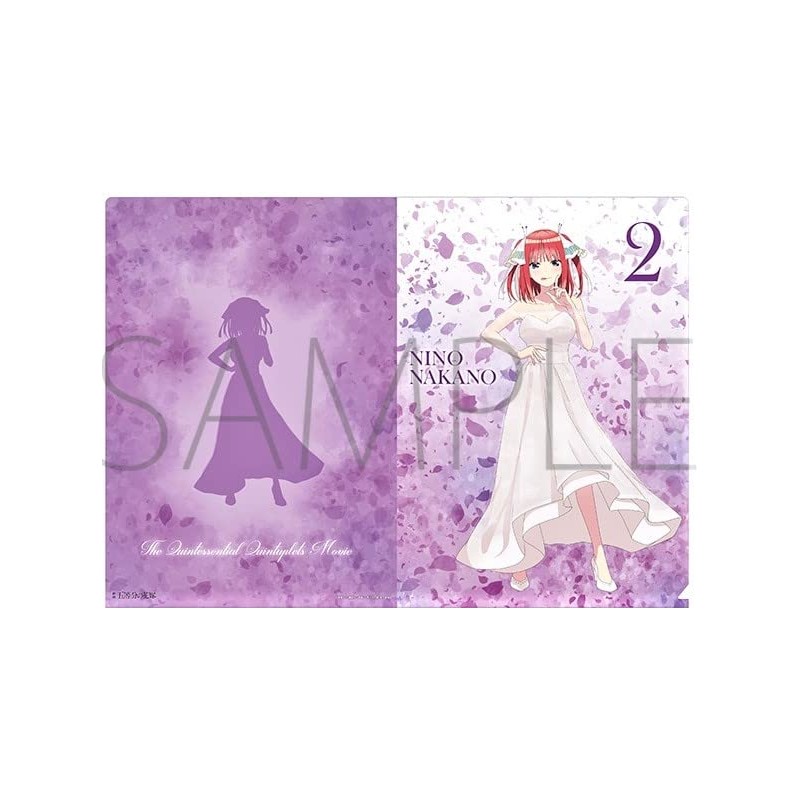 Movie Quintuplets: Clear File Nino Cover Wedding Dress