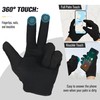 eLusefor SkinFit Precision Shooting Gloves – Wrap-Fingers Design, 360° Touchscreen