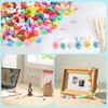 NUOBISHI 500 Pcs Mouse Head Polymer Clay Beads Bulk, Charms