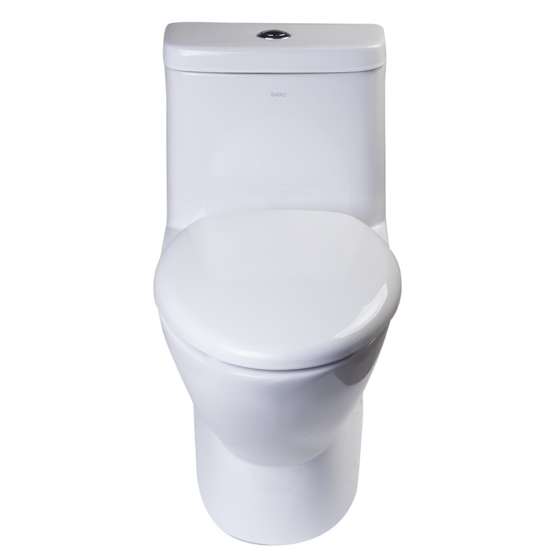 EAGO R-346SEAT Replacement Soft Closing Toilet Seat for TB346, White,