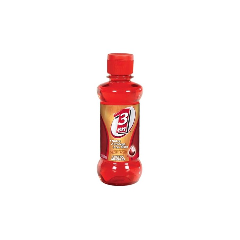 3 en 1® Lustrador de Muebles en Aceite 480 ml