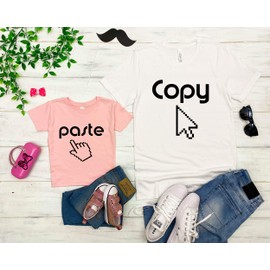 paste and copy dad matching shirts, daddy and son daughter outfits, fathers day gift for dad