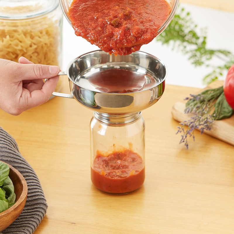 RSVP International Endurance Canning Collection Non-Reactive 18/8 Stainless Steel, Dishwasher