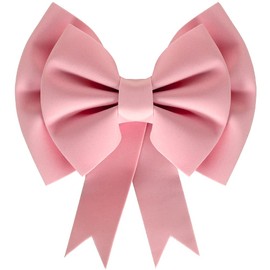 TONIFUL 8 Inch Bow Decoration Pink 3D No Assembly Wreath Bow for Gift Wrapping Flowers Craft Packaging Wedding Birthday Party Garden Decoration