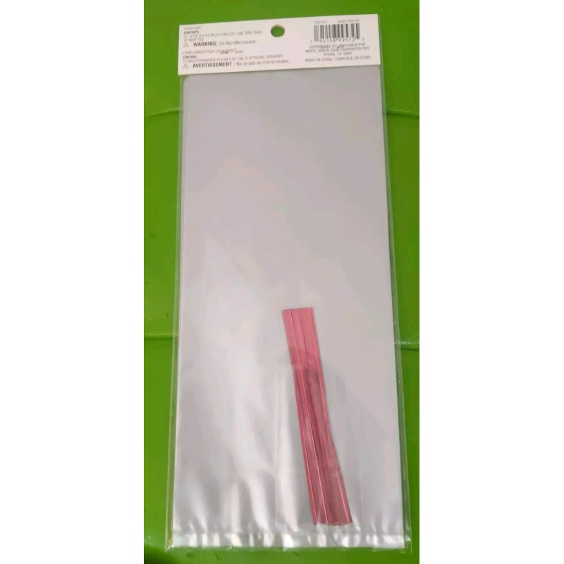 Celebrate It Christmas Treat Bags (12) Snowflake Silver 4"X 9.5"