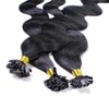 hair2heart Extensions Echthaar Bondings Gewellt - 25 Strähnen 1g 50cm